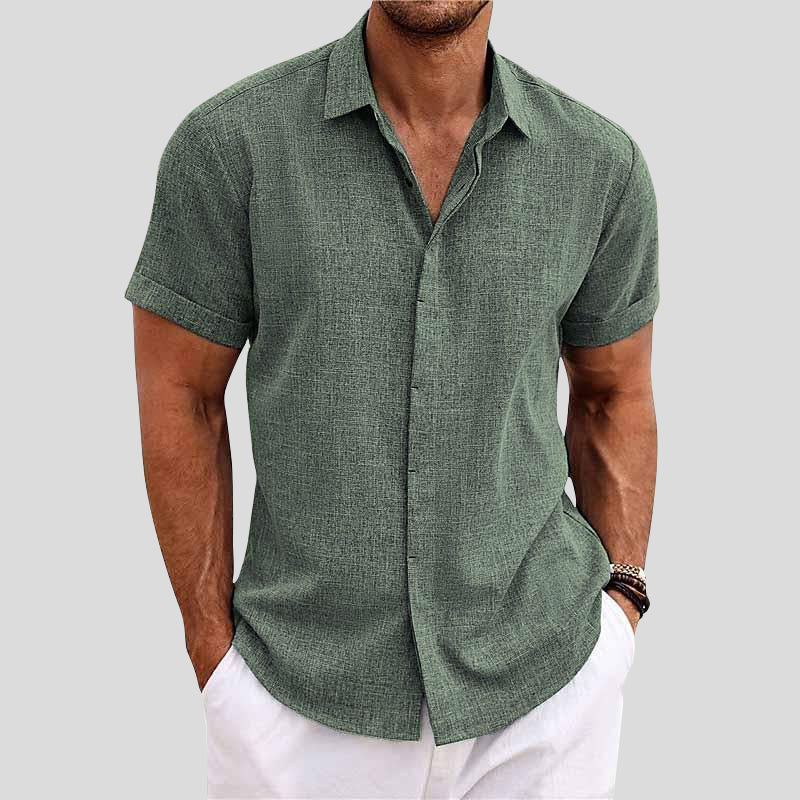 BreezeFlex Linen Short-Sleeve Shirt