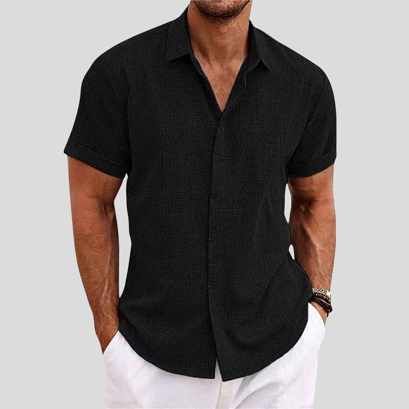 BreezeFlex Linen Short-Sleeve Shirt